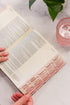 Bible Tabs for Women Study Bible, Gold Embossed Matte Catholic Bible Tabs Pink, Bible Book Index Tab Bible Book Tabs w/Old & New Testament Pink Bi...