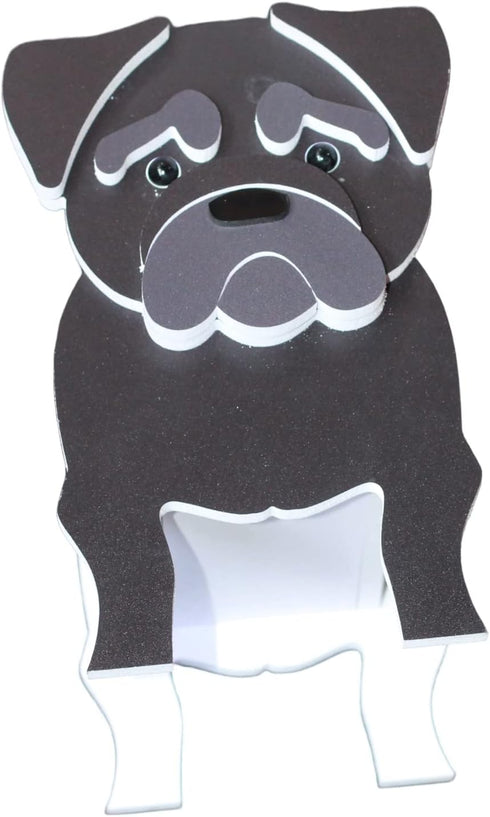 Pug Planter Pug Dog planters for Indoor Outdoor Plants Pug Flower Pot Dog Succulent Planter Vase-Black...
