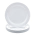 Amazon Basics Melamine (Plastic) Plate, 6 Piece Set, 10.5 in, White (Previously AmazonCommercial brand)...