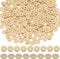 SUNNYCLUE 1 Box 400Pcs Real 18K Gold Plated Brass Beads 6mm Golden Heishi Disc Beads Bulk Flat Round Loose Spacer Bead Long-Lasting Metal Beads fo...