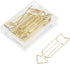 12Pcs Gold Paper Clips Large Paperclips MetalClips School Office Supplies Personal Document Organization...