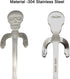 Maydahui 6PCS Skull Spoon 5 inch 18/10?304 ?Stainless Steel Hanging Teaspoons Coffee Tea Sugar Espresso Dessert Stirring Spoons Design for Hallowe...