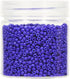Opaque Dark Blue Color Loose Seed Beads About 4000pcs in Box 8/0 Glass Craft Seed Beads for Jewelry Making, Hole 0.7mm (Dark Blue)...