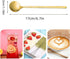 6 Pieces Stainless Steel Gold Espresso Spoons, YIFARUBE 6.7 Inch Long Handle Stirring Spoons, Mini Teaspoons Set for Coffee Sugar Ice Cream Desser...
