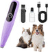Dog Paw Trimmer with LED Light?Cordless Rechargeable Dog Clippers?Low Noise Dog and Cat Clippers?Pet Grooming Clippers Hair Trimmer...