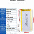 3.7V 6050100 4000mAh Lithium Polymer ion Battery Rechargeable Polymer Battery Pack with JST 2.0mm Connector...