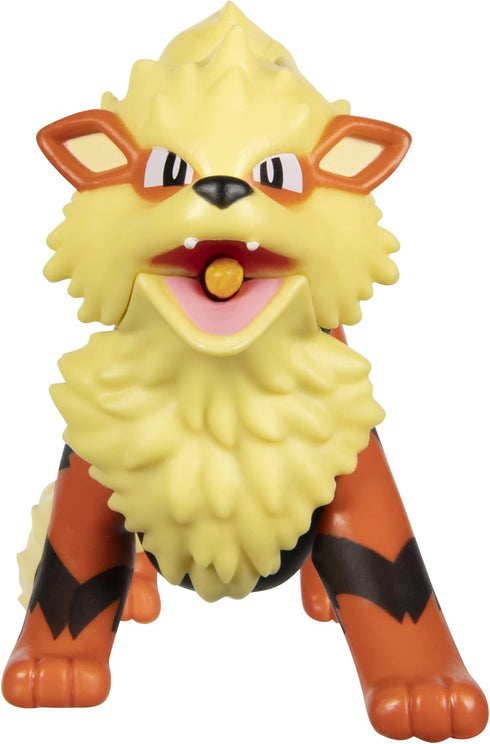 Pokémon Pokémon Battle Figure, Fire Theme with 3 Pack Cyndaquil, Charmeleon, Arcanine - 4.5-inch Arcanine Figure, 3-inch Charmeleon Figure, 2-inch...