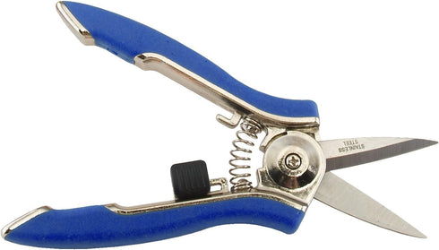 Dramm 18025 with Heavy Duty Blade and Easy Grip Handle ColorPoint Stainless Steel Compact Garden Pruning Shears, Blue...