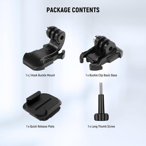 Neewer Backpack Strap Mount Adapter Kit Compatible with Peak Design Capture Clip V3 GoPro Insta360 AKASO DJI Osmo Action Camera Cage, Quick Releas...