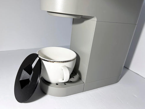Coffee Mug Cup Splash Splatter Guard Screen compatible with Keurig and other single serve brewing machines by 1058 DESIGNS (Black)...