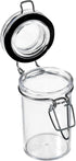 MiniWare Clear Plastic Mason Jar (Pack Of 4) - 3 Oz. - Chic Design, Perfect for Parties, Events, Food Storage, Party Favors, DIY Crafts, & More...