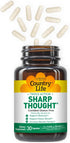 Country Life Sharp Thought - Memory & Cognitive Support Supplement – Sharp-PS Gold Phosphatidylserine + DHA – Promotes Mental Clarity & Faster Rec...
