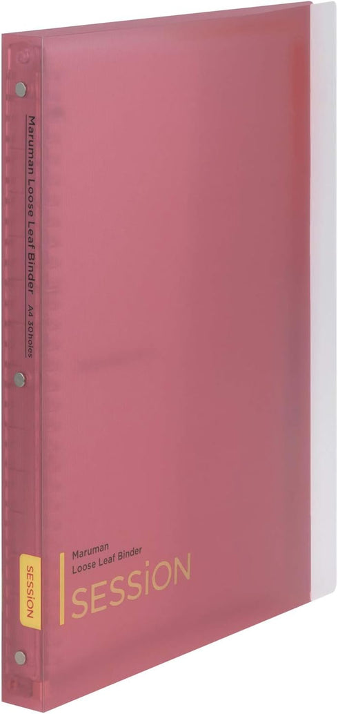 Maruman F584-08 Loose Leaf Binder, A4, Session, 30 Holes, Pink...