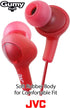 JVC HAFX5P Gumy Plus Inner Ear Headphones (Pink)...