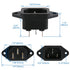 Baomain 3P IEC 320 C14 Male Plug Panel Power Inlet Sockets Connectors AS-05 AC 250V 10A (5PCS)...