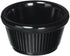 Winco Fluted Ramekins, 2-Ounce, Black...