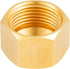 30PCS 3/8-Inch Brass Compression Cap Stop Valve Cap,Brass Compression Fitting...