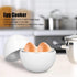 Egg Boiler, Hard Boiled Egg Cooker, 4 Eggs Capacity Compact, Design ABS Material Egg Shape, Microwave Function Egg Boiler...