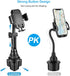 Cup Phone Holder for Car, Easy to Install & Height Adjustable, Suitable for iPhone, Samsung, All 4-6.7in Cell Phones......