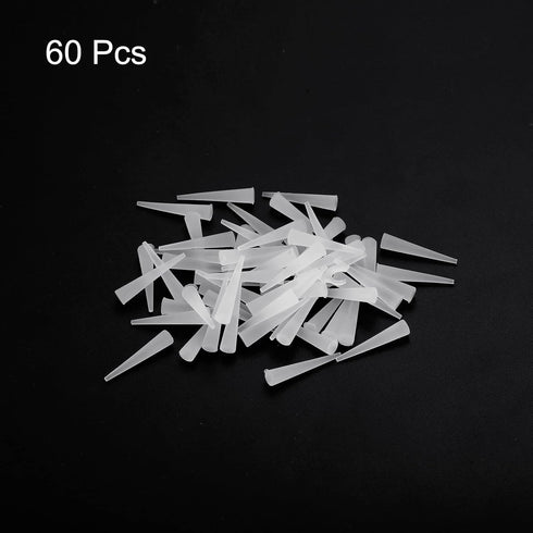 MECCANIXITY Silicone Rubber Tapered Plug 0.8mm to 3.2mm Solid White for Powder Coating, Painting, Anodizing, Plating, Sandblasting, Laboratory Use...