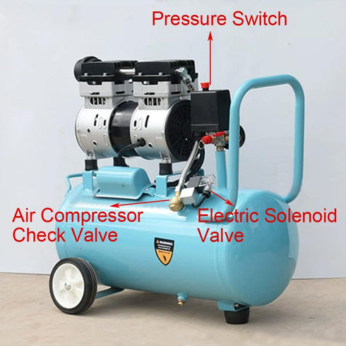 3-Port Brass Air Compressor Check Valve M10*1 x G3/8 Male x G1/2 Male Threaded Central Pneumatic Valve...