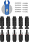 Solar Connectors Solar Panel Cable Connectors 11Pcs Male Female with Spanners 1000V 30A 10AWG ~ 14AWG Waterproof Dustproof Connector with 1 Spanne...