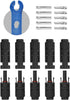 Solar Connectors Solar Panel Cable Connectors 11Pcs Male Female with Spanners 1000V 30A 10AWG ~ 14AWG Waterproof Dustproof Connector with 1 Spanne...