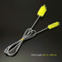 Stainless Flexible Cleaning Brush Double Ended Canister Filter Tube Hose Pipe Clean for Fish Tank Aquarium (Yellow)...