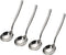 4-Piece Stainless Steel Gravy Soup Spoon, Small Soup Ladle Set...