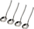 4-Piece Stainless Steel Gravy Soup Spoon, Small Soup Ladle Set...