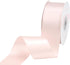 VATIN Double Face Sideshow Rose Satin Ribbon 1-1/2" Continuous 25 Yards,White Polyester Fabric Ribbon use for Bows Bouquet, Gift Wrapping, Floral ...