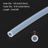6.6ft 1/8" ID x 3/16" OD Silicone Tubing Clear 3.2mm x 4.8mm Industrial Plastic Tubing Pure Silicone Hoses for Pump Siphoning Draining Irrigation ...