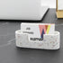 PARTSPOWER Business Card Holder for Desktop, Cement Horizontal Business Name Card Display Organizer, Desktop Accessory Business Name Card Organize...