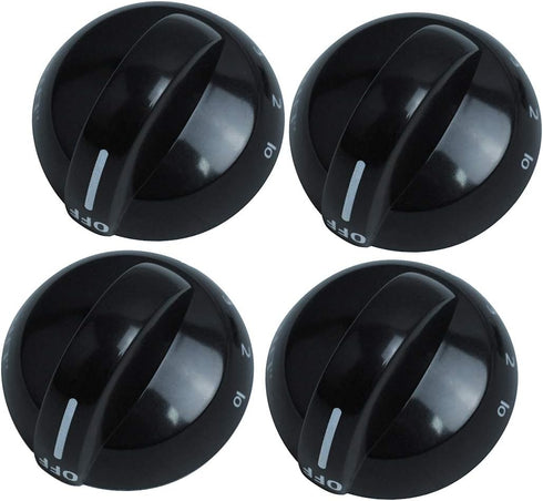 Swess 316220009 Range Burner Knob for Compatible with 316220009 Knob 1379610 AP4322122 1379610 AH1991531 PS1991531?4 Pack?