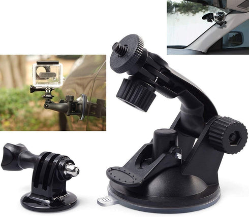 Suction Cup Mount Compatible with Gopro Hero 13 12 11 10 9 8/AKASO EK7000/Brave 4/Brave 7/V50X/Insta360 x5 x4/ODDV/DJI Osmo Action 5 Pro/Apexcam/I...
