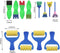 Kids Paint Brushes Set, 12 Pack Washable Sponge Painting Brushes, Early Learning Sponge Painting Tools Arts Craft...