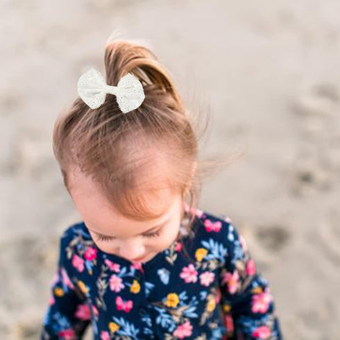 DRESHOW BQUBO Baby Girl Bows and Headbands Soft Nylon Hairbands Elastics Handmade Girls Flower Hair Accessories for Newborn Infant Toddlers Kids 1...