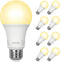 DEWENWILS 8-Pack A19 LED Light Bulb, 1500LM, 3000K Soft Warm Light Bulb, Energy Saving 14W(100W Equivalent) LED Bulb, E26 Medium Screw Base, Non D...