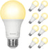 DEWENWILS 8-Pack A19 LED Light Bulb, 1500LM, 3000K Soft Warm Light Bulb, Energy Saving 14W(100W Equivalent) LED Bulb, E26 Medium Screw Base, Non D...