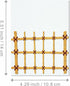 Bamboo Fence Metal Cutting Dies for Card Making, Paper Embossing Die Cuts Kit Templates, Storage Pockets Supplies, Photo Frame Album DIY Scrapbook...