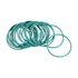uxcell Fluorine Rubber O-Rings, 19mm OD 17mm ID 1mm Width FKM Seal Gasket for Machinery Plumbing, Green, Pack of 20...