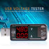 USB Tester, Multimeter Voltmeter Ammeter Current Meter USB Charger USB Voltage Meter Can Measure USB Powered Devices and is Compatible with QC2.0/...