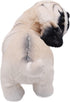 Lifelike Pug Dog Stuffed Animal Animated Plush Puppy Toy Doll Super Realistic Dogs Act Like Real Excellent Gifts for Kids Birthday Party Dog Colle...