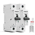 2Pack Miniature Circuit Breaker 40 Amps Breaker 120/240VAC1-Pole Circuit Breaker DIN Rail Mount, Thermal Magnetic AC Disconnect Switch for House, ...