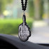FJKWLC Car Rear View Mirror Pendant Car Pendant Acrylic Skeleton Hand Bones Rear View Mirror Charms Ornaments Mirror Trim Hanging Suspension Gift ...