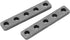 Threaded Plate, Mending Plates 2Pcs in 1 Bag 5 Holes High Accuracy Rustproof M4 Thread for Robotics Field...