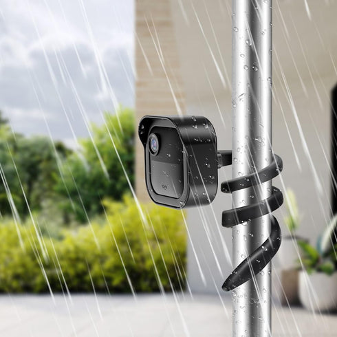 All-New Flexible Twist Mount Compatible with Blink Outdoor (4th &3rd Gen), Weatherproof Protective Housing with Blink Sync Module Wall Mount (Blac...
