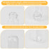 30ml Glass Clear Test Tubes with Screw Caps and Plastic Stoppers, 22 x 120mm Liquid Small Leak-Proof Glass Test Tubes, 6PCS...