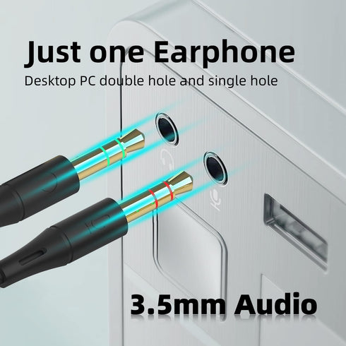 Headphone Splitter Adapter, 3-in-1 Pack 3.5mm Male to 2 Port 3.5mm Female & 3.5mm Female to 2 Port 3.5mm Male Aux Stereo Y Jack Cable for PS4, Xbo...