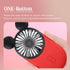 Cute Mouse Personal Mini Fan, Rechargeable Handheld USB Fan, 3 Adjustable Wind Speeds and Wearable Design, Portable Pocket Size for Indoor Or Outd...